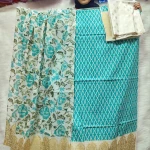 PURE KHADDI COTTON SCREEN PRINT 3PIC ID 2729